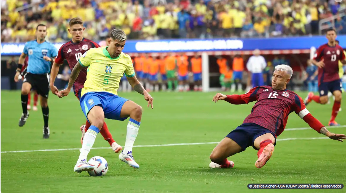 Capa: Brasil não sai do empate com Costa Rica na estreia da Copa América