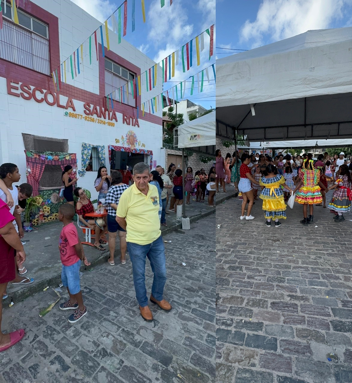 Capa: São João nos bairros: tradicional festa em Roma tem forró, comida típica e quadrilha