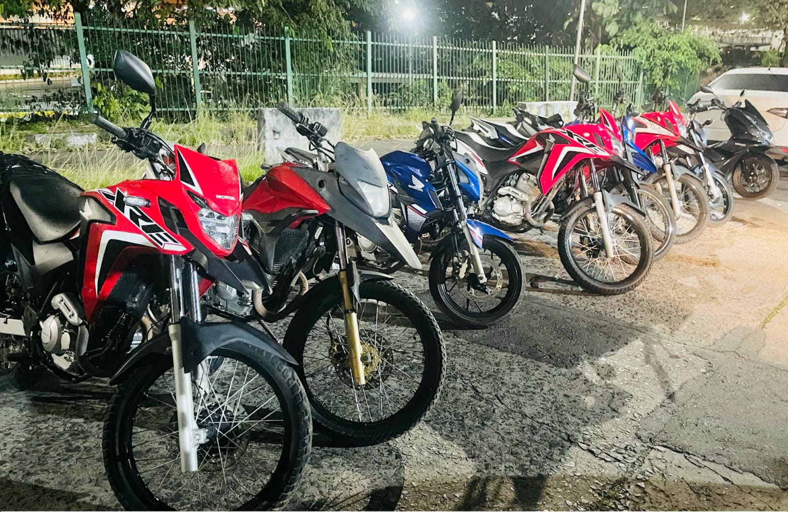 Capa: PM recupera oito motos roubadas e furtadas em dois bairros de Salvador