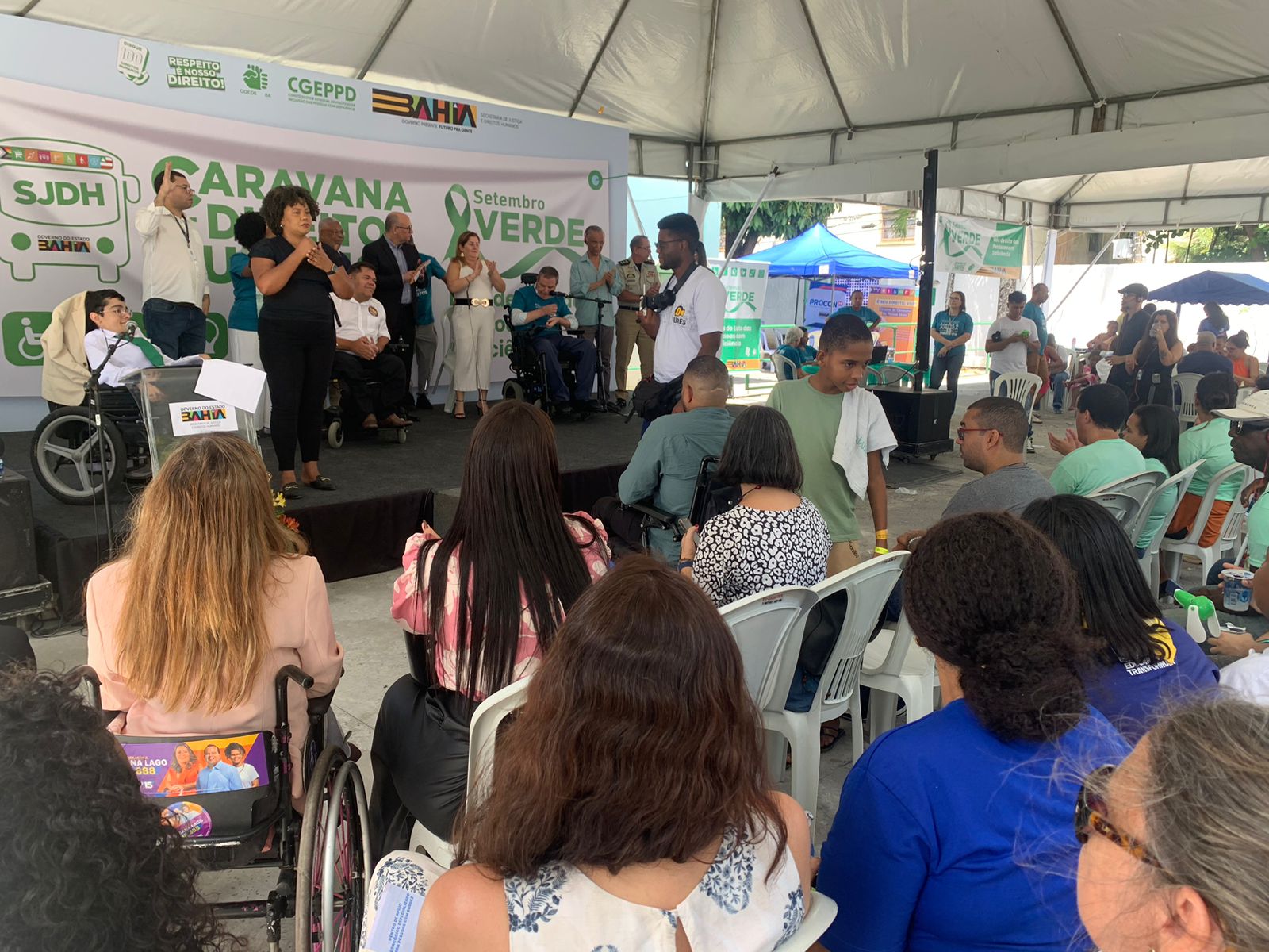 Capa: Caravana de Direitos Humanos leva cidadania a pessoas com deficiência em Salvador