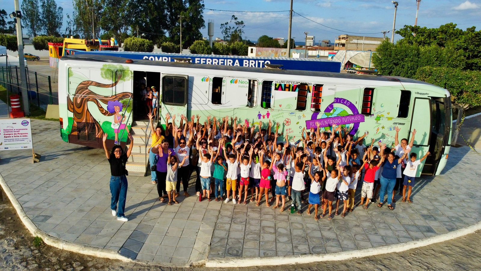 Capa: Expedição Reinventando Futuros estreia em Ribeira do Pombal e envolve jovens em torno do tema sustentabilidade