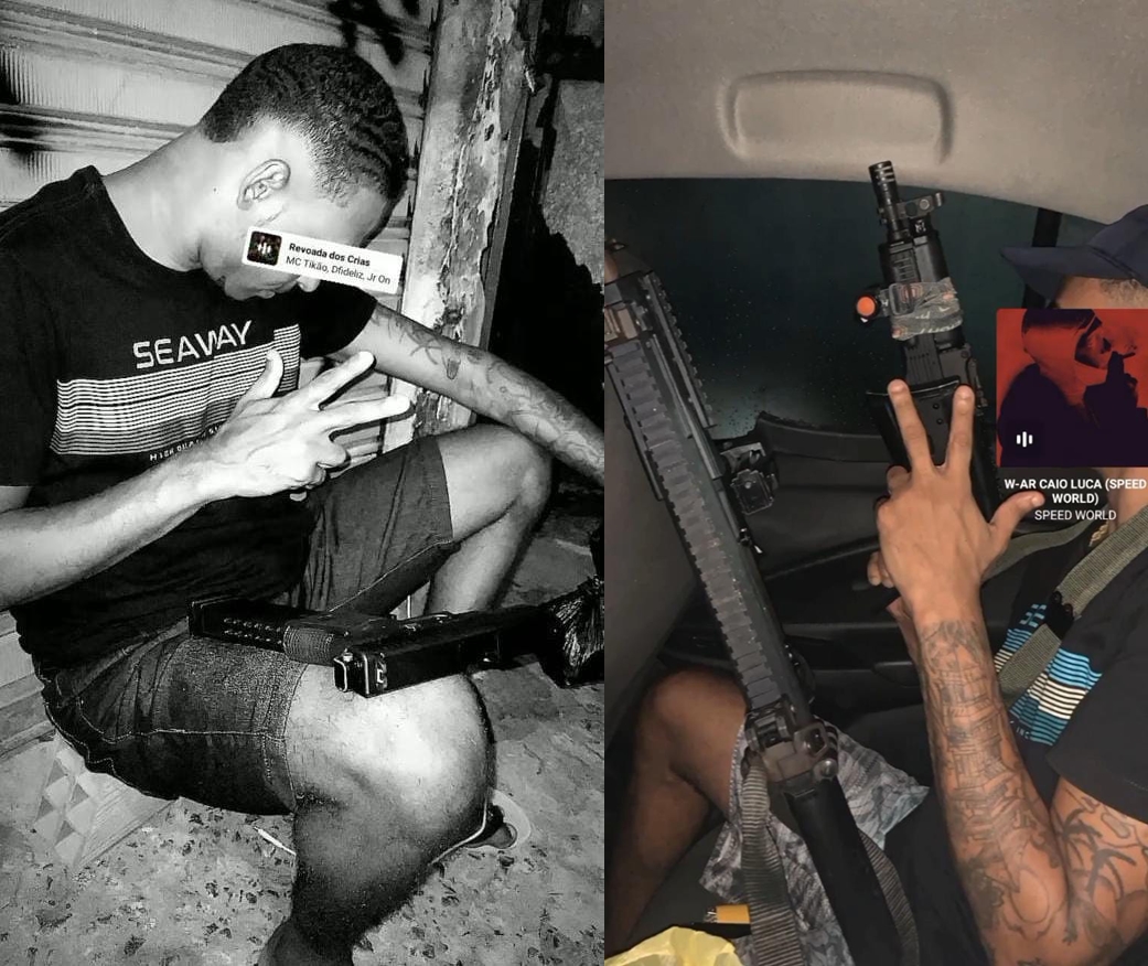 Capa: Dupla que exibia armas na internet morre em confronto com a polícia no Arenoso