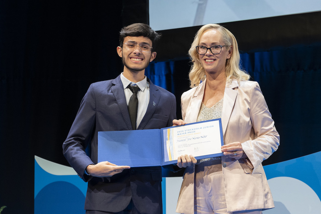 Capa: Estudante do Piauí ganha prêmio Jovem da Água na Suécia