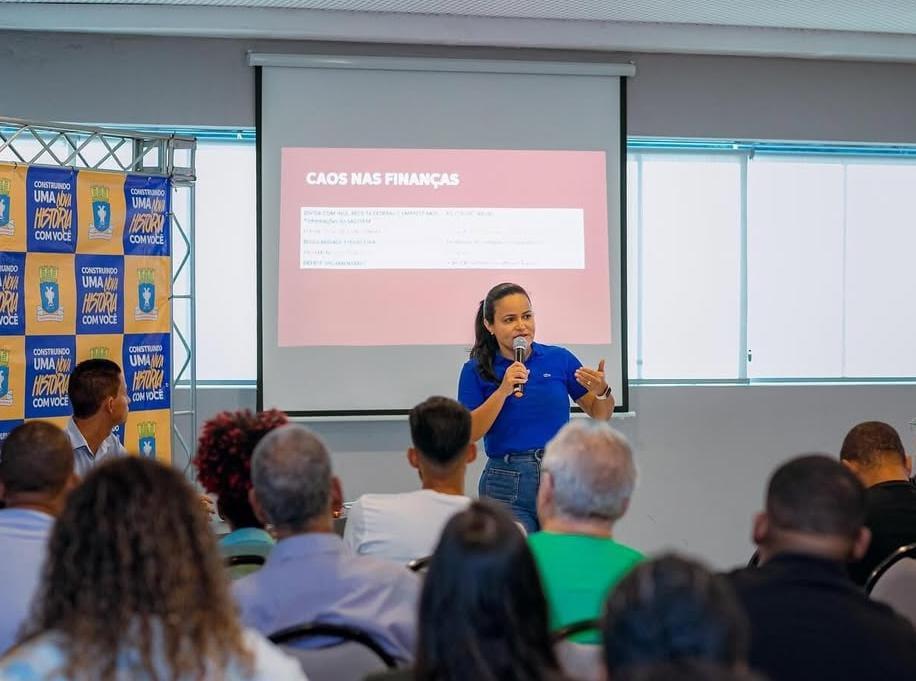 Capa: “Herança maldita”: Débora Regis revela dívida de R$ 2,5 mi da gestão de Moema com a Coelba em Lauro de Freitas